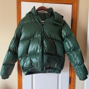 New Lacoste Forest Green Men's Puffer Jacket